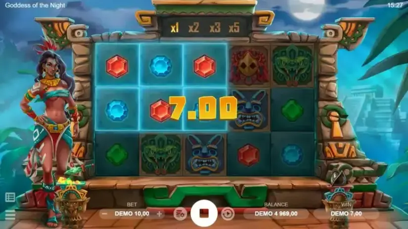 Goddess of the Night slot screenshot 2