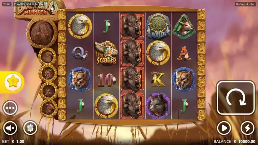 Buffalo Hunter slot screenshot 