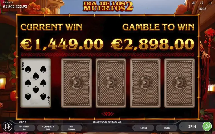 Dia de Los Muertos 2 slot screenshot 6