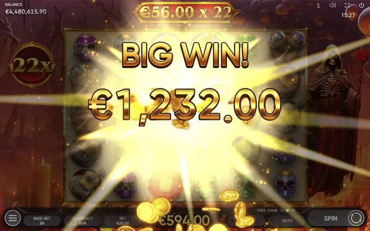 Dia de Los Muertos 2 slot screenshot 8