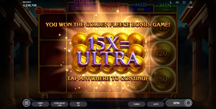 Argonauts slot screenshot 9