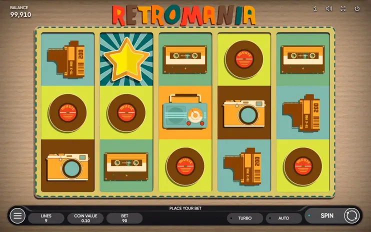 Retromania slot screenshot 4