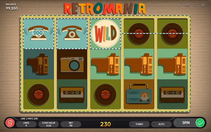 Retromania slot screenshot 5