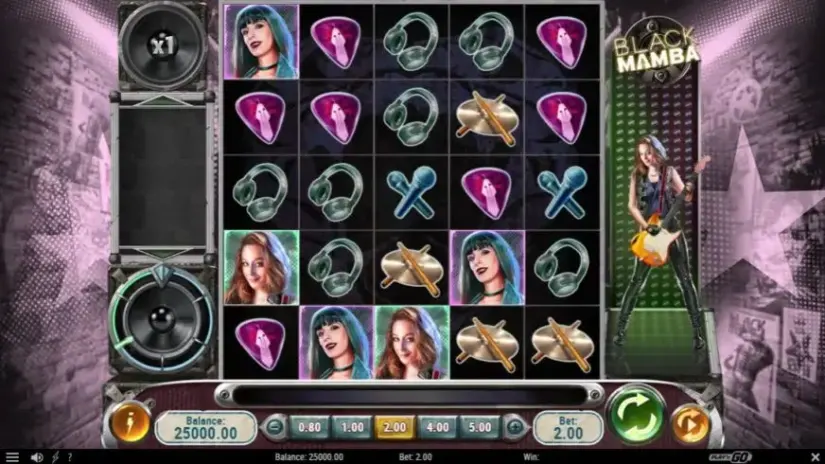 Black Mamba slot screenshot 