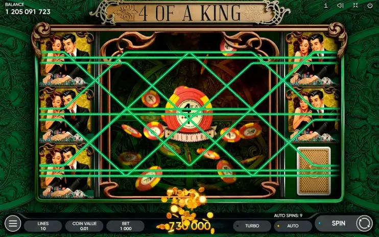 4 Of A King slot screenshot 5