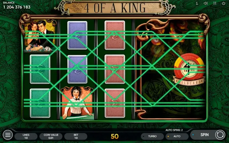 4 Of A King slot screenshot 6