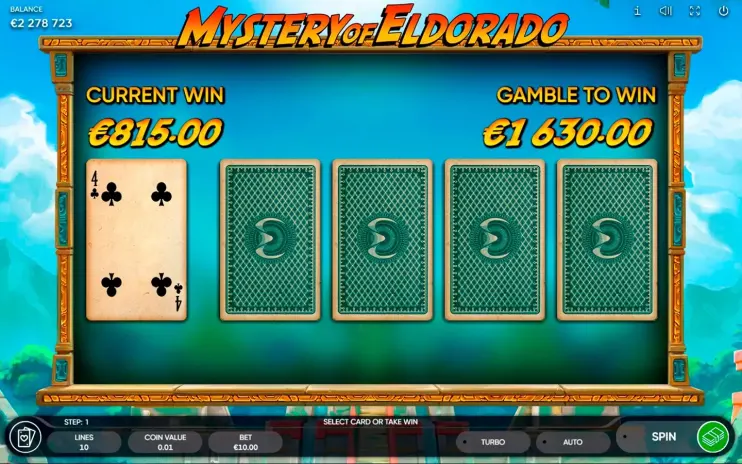 Mystery of Eldorado slot screenshot 7