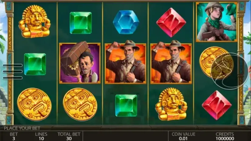 Mystery of Eldorado slot screenshot 