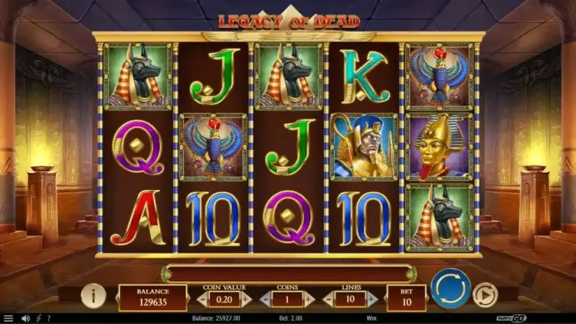 Legacy of Dead slot screenshot 6