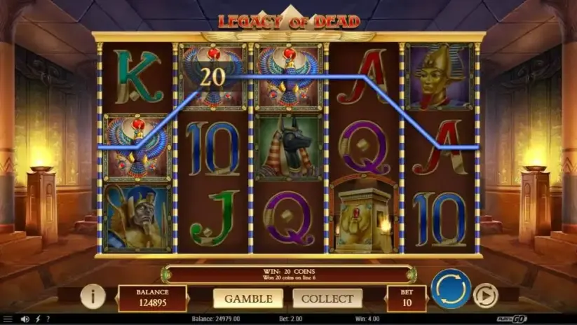 Legacy of Dead slot screenshot 5