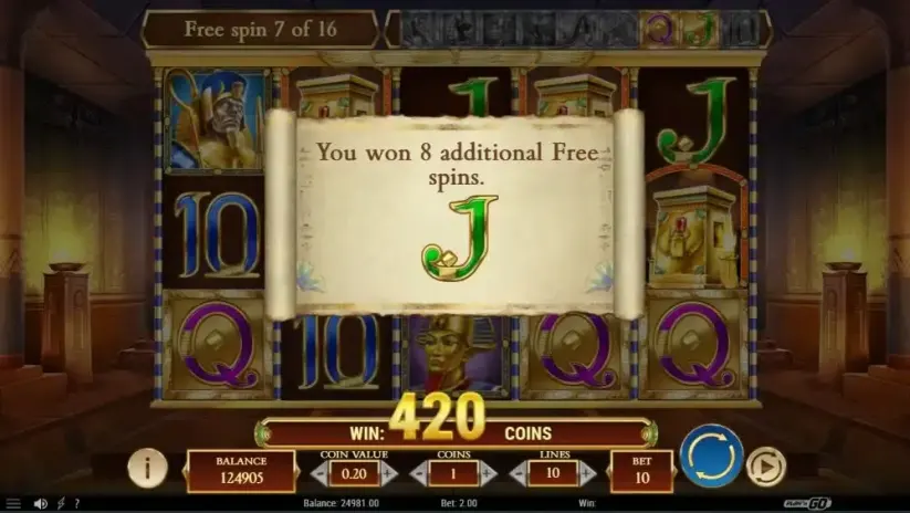 Legacy of Dead slot screenshot 9