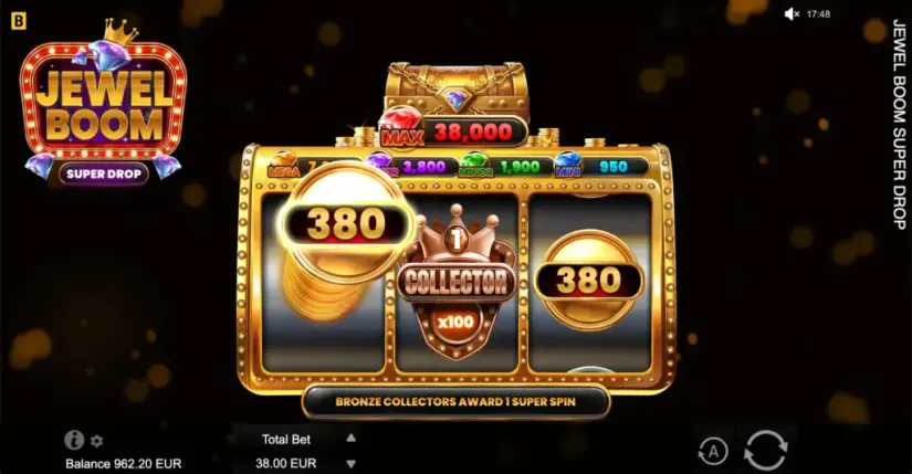 Jewel Boom Super Drop slot screenshot 5