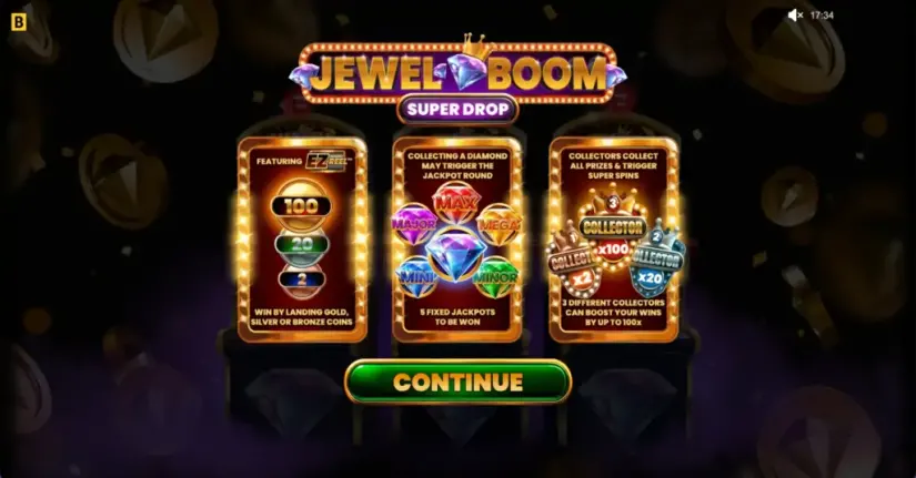 Jewel Boom Super Drop slot screenshot 7