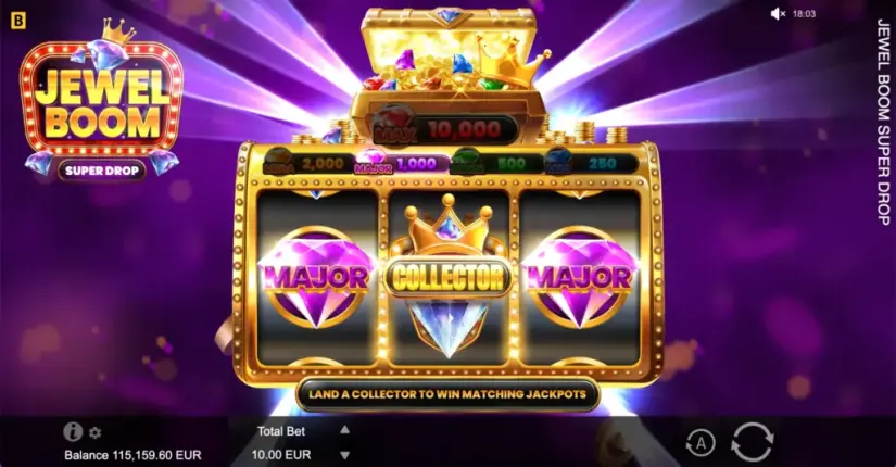Jewel Boom Super Drop slot screenshot 8