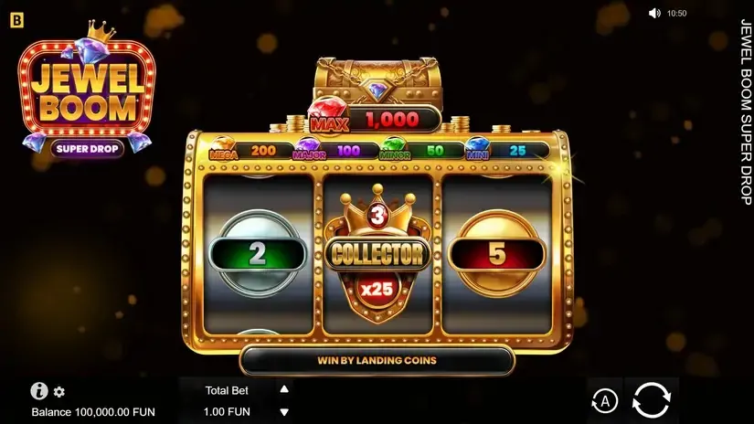Jewel Boom Super Drop slot screenshot 