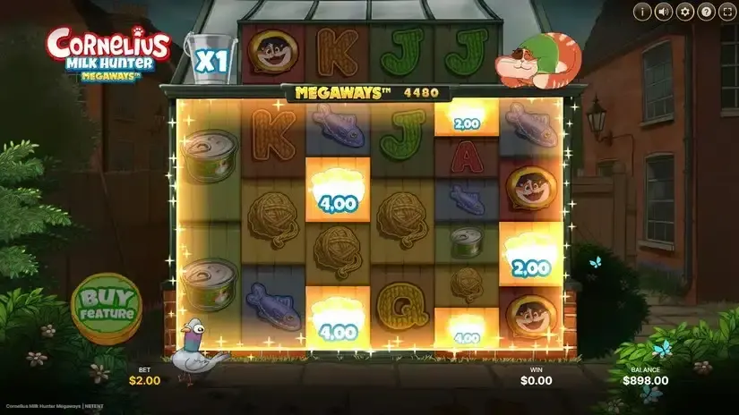 Cornelius Milk Hunter slot screenshot 