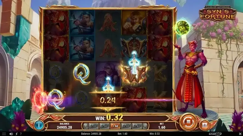 Tales of Mithrune Syn’s Fortune slot screenshot 4