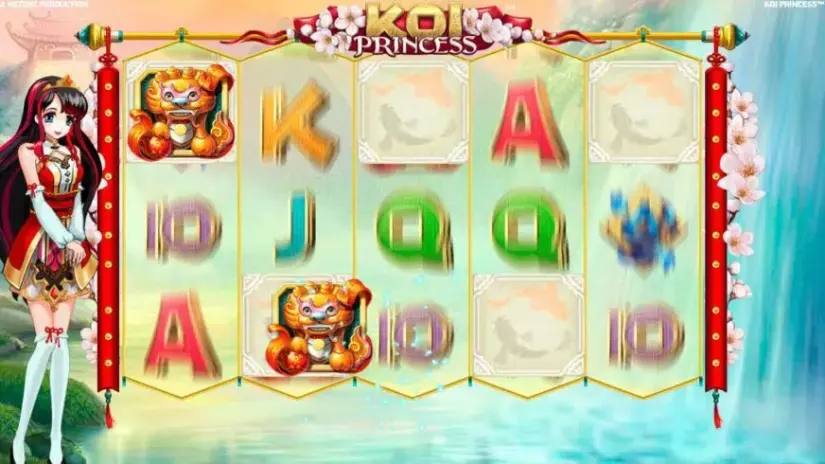 Koi Princess slot screenshot 2