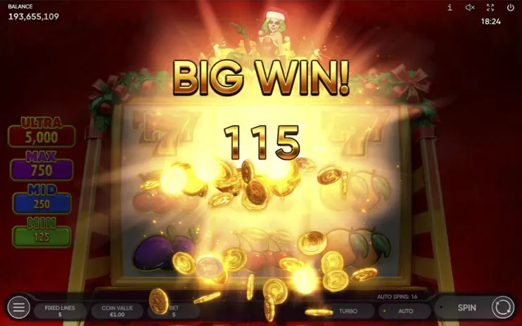 Jolly Santa slot screenshot 10