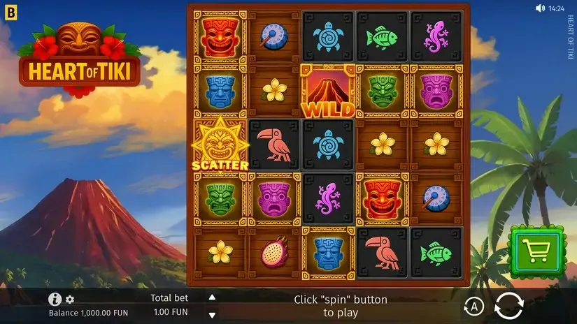 Heart of Tiki slot screenshot 