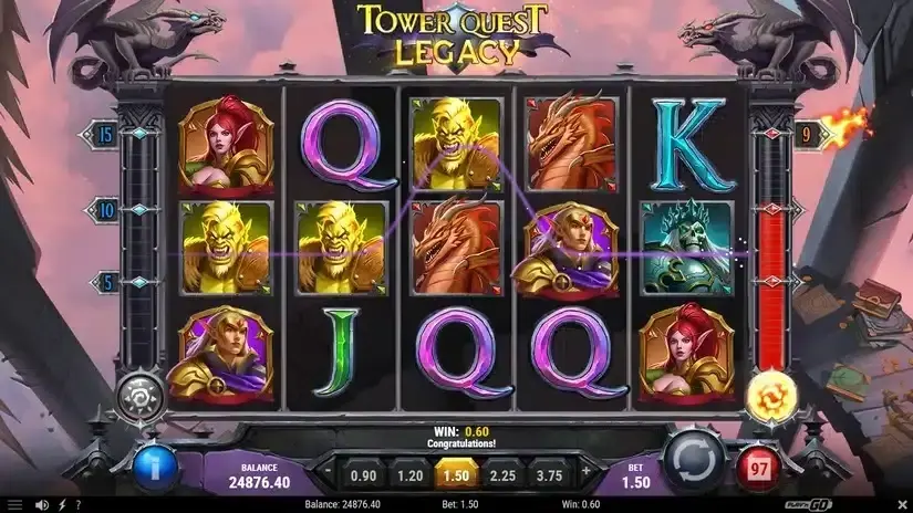 Tower Quest Legacy slot screenshot 5