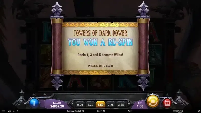 Tower Quest Legacy slot screenshot 4