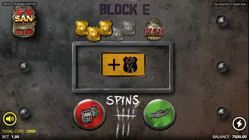 San Quentin 2: Death Row slot screenshot 4