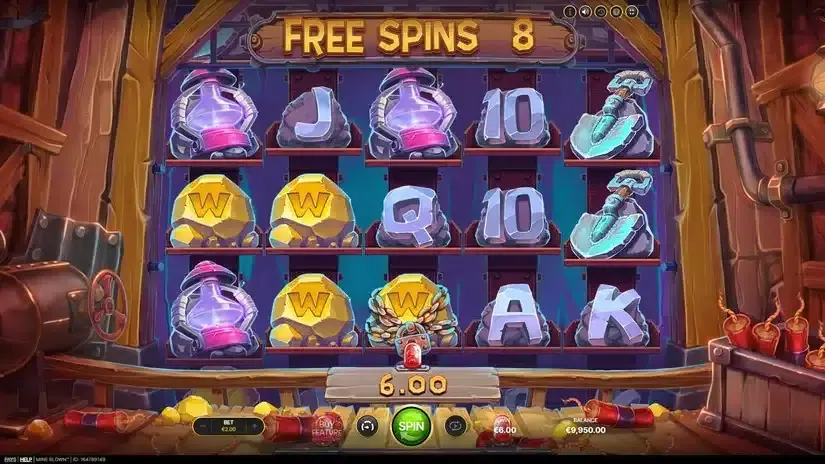 Mine Blown slot screenshot 4