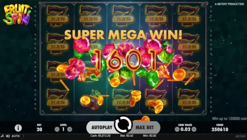 Fruit Spin slot screenshot 4