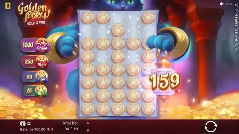 Golden Paw Hold & Win slot screenshot 5
