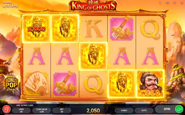 King of Ghosts slot screenshot 8