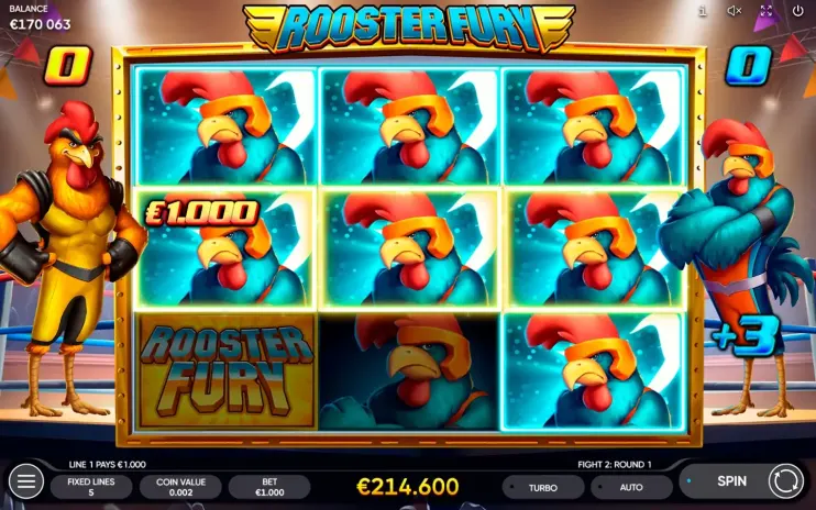 Rooster Fury slot screenshot 9