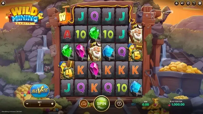 Wild Mining XXXtreme slot screenshot 1