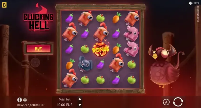 Clucking Hell slot screenshot 7