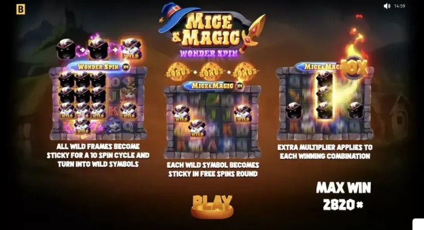 Mice & Magic Wonder Spin slot screenshot 9