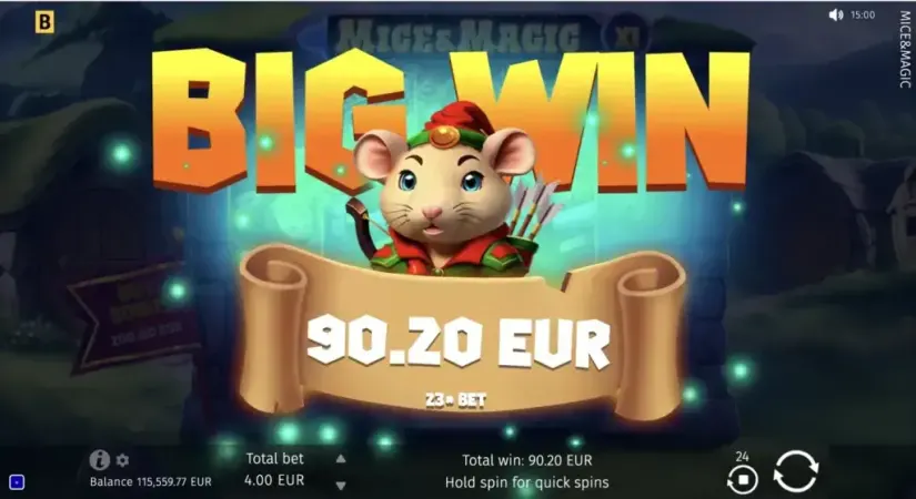 Mice & Magic Wonder Spin slot screenshot 7