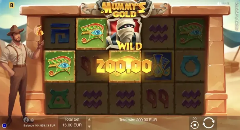 Mummy’s Gold slot screenshot 8