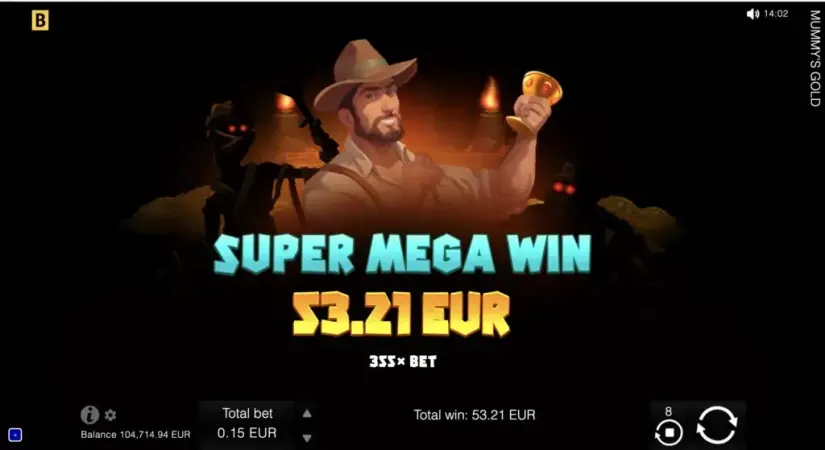 Mummy’s Gold slot screenshot 6