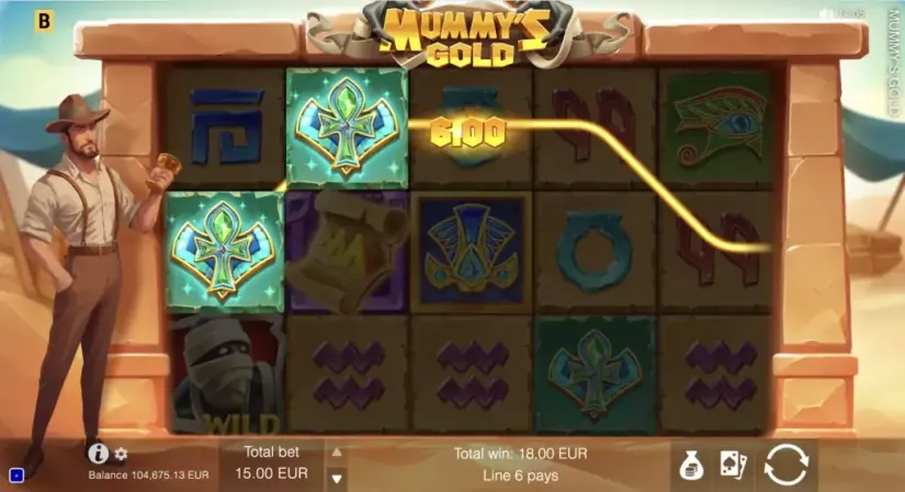 Mummy’s Gold slot screenshot 7
