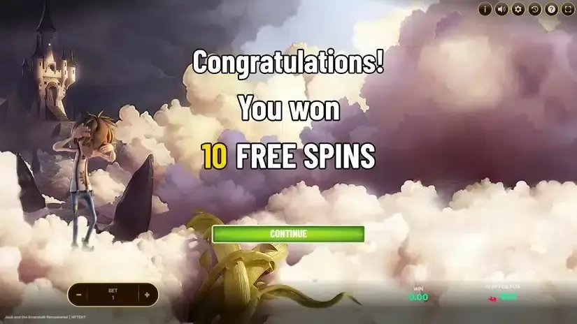 Jack and the Beanstalk Remastered slot screenshot 3