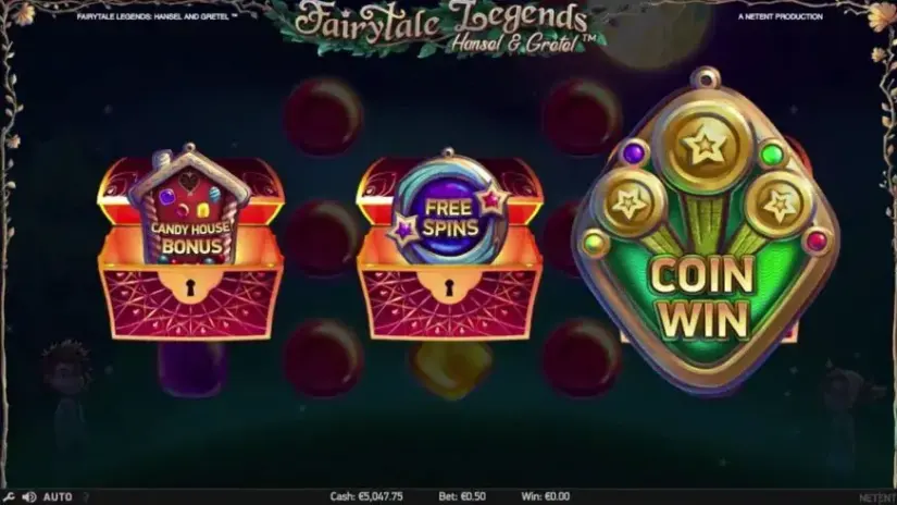 Fairytale Legends: Hansel & Gretel slot screenshot 3