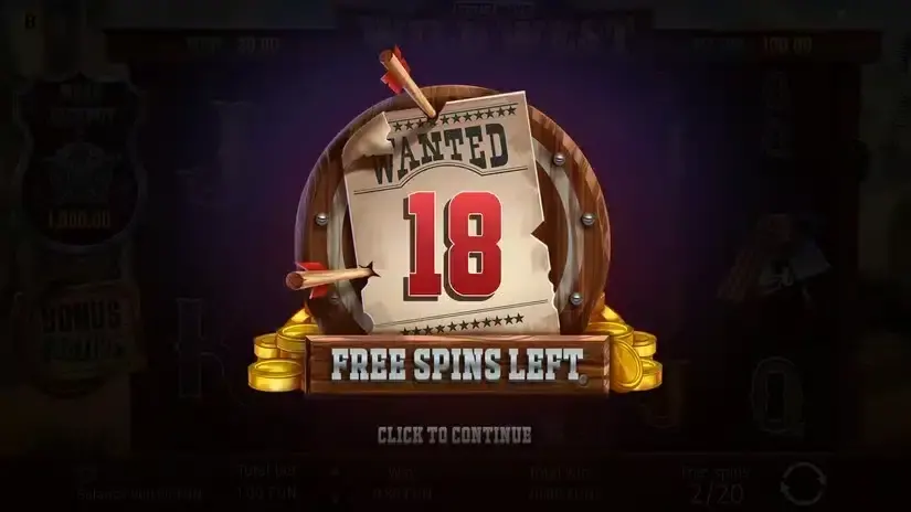 Wild West TRUEWAYS slot screenshot 3