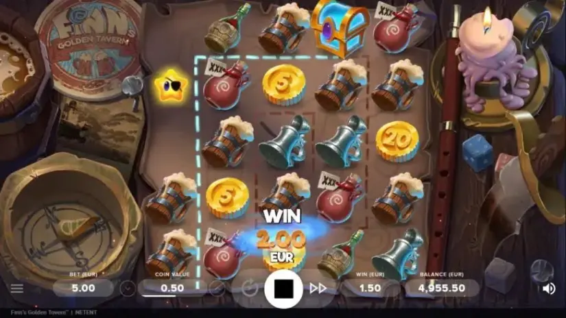 Finn’s Golden Tavern slot screenshot 2