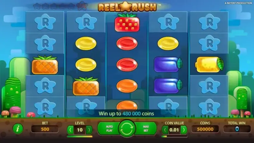 Reel Rush slot screenshot 