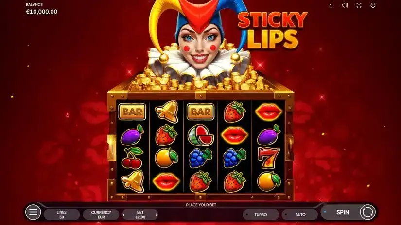 Sticky Lips slot screenshot 