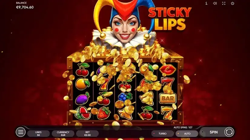 Sticky Lips slot screenshot 4