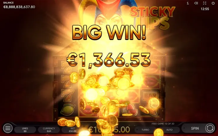 Sticky Lips slot screenshot 10