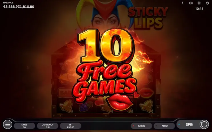 Sticky Lips slot screenshot 8