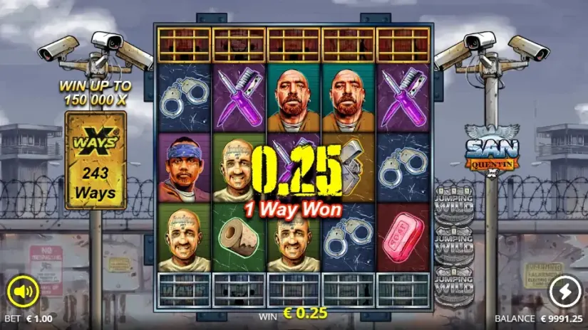 San Quentin xWays slot screenshot 8