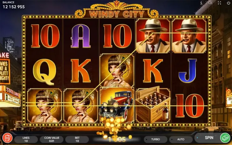 Windy City slot screenshot 9